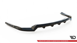 Mittlerer Cup Diffusor Heck Ansatz DTM Look passend für Mercedes-Benz CLA AMG-Line C117 schwarz Hochglanz