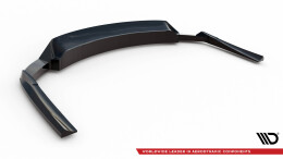Mittlerer Cup Diffusor Heck Ansatz DTM Look passend für Mercedes-Benz CLA AMG-Line C117 schwarz Hochglanz