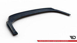 Mittlerer Cup Diffusor DTM Look Heck Ansatz für Renault Austral Mk1 schwarz Hochglanz