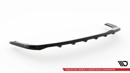 Mittlerer Cup Diffusor Heck Ansatz DTM Look passend für Renault Austral Mk1 schwarz Hochglanz