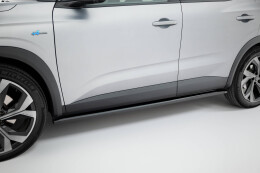Seitenschweller Ansatz Cup Leisten passend für Renault Austral Mk1 schwarz Hochglanz