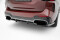 Mittlerer Cup Diffusor Heck Ansatz DTM Look passend für BMW iX3 M-Paket G08 Facelift schwarz Hochglanz