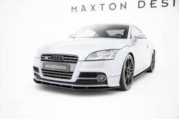 Street Pro Cup Spoilerlippe Front Ansatz passend für Audi TT S / TT S-Line 8J Facelift SCHWARZ