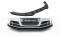 Street Pro Cup Spoilerlippe Front Ansatz passend für Audi TT S / TT S-Line 8J Facelift SCHWARZ+ HOCHGLANZ FLAPS