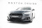 Street Pro Cup Spoilerlippe Front Ansatz + Flaps passend für Audi A5 F5 Facelift SCHWARZ+ HOCHGLANZ FLAPS