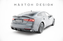 Street Pro Heckschürze Heck Ansatz Diffusor passend für Audi A5 F5 Facelift SCHWARZ