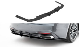 Street Pro Heckschürze Heck Ansatz Diffusor passend für Audi A5 F5 Facelift rot