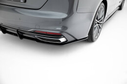 Street Pro Heckschürze Heck Ansatz Diffusor passend für Audi A5 F5 Facelift rot
