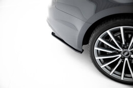 Street Pro Heckschürze Heck Ansatz Diffusor passend für Audi A5 F5 Facelift rot