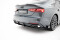 Street Pro Heckschürze Heck Ansatz Diffusor passend für Audi A5 F5 Facelift rot+ Hochglanz Flaps
