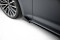 Street Pro Seitenschweller Ansatz Cup Leisten passend für Audi A5 Sportback F5 Facelift SCHWARZ+ HOCHGLANZ FLAPS