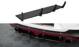 Street Pro Heckschürze Heck Ansatz Diffusor passend für Hyundai I30 N Fastback Mk3 ROT