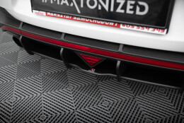 Street Pro Heckschürze Heck Ansatz Diffusor passend für Hyundai I30 N Fastback Mk3 ROT