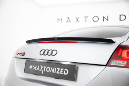 Heck Spoiler Aufsatz Abrisskante passend für Audi TT 8J schwarz Hochglanz
