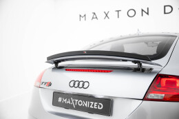 Heck Spoiler Aufsatz Abrisskante passend für Audi TT 8J schwarz Hochglanz