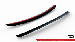 Heck Spoiler Aufsatz Abrisskante passend für Audi TT 8J schwarz Hochglanz