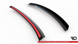Heck Spoiler Aufsatz Abrisskante passend für Audi TT 8J schwarz Hochglanz