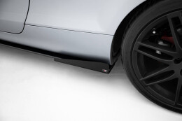 Seitenschweller Flaps für Audi TT S / TT S-Line 8J Facelift schwarz Hochglanz