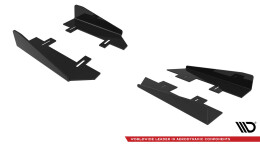 Seitenschweller Flaps passend für Audi TT S / TT S-Line 8J FL schwarz Hochglanz