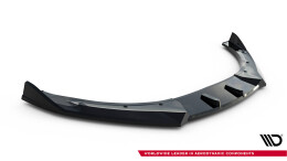 Cup Spoilerlippe Front Ansatz V.3 passend für Audi TT S / TT S-Line 8J Facelift schwarz Hochglanz