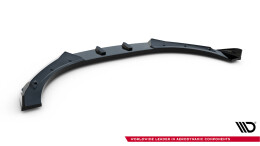 Cup Spoilerlippe Front Ansatz V.3 passend für Audi TT S / TT S-Line 8J Facelift schwarz Hochglanz