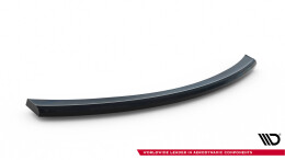 Mittlerer Cup Diffusor Heck Ansatz DTM Look passend für Audi TT S-Line 8J Facelift schwarz Hochglanz