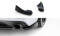 Heck Ansatz Flaps Diffusor passend für Audi TT S-Line 8J Facelift schwarz Hochglanz
