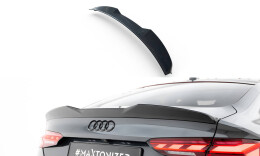 Heck Spoiler Aufsatz Abrisskante 3D passend für Audi A5 Sportback F5 schwarz Hochglanz