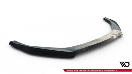 Cup Spoilerlippe Front Ansatz passend für V.1 Audi A5 F5 Facelift schwarz Hochglanz