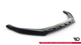 Cup Spoilerlippe Front Ansatz passend für V.2 Audi A5 F5 Facelift schwarz Hochglanz