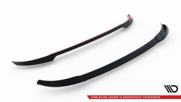 Heck Spoiler Aufsatz Abrisskante passend für Volvo EX30 Mk1 schwarz Hochglanz