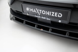 Cup Spoilerlippe Front Ansatz passend für Volvo EX30 Mk1 schwarz Hochglanz
