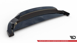 Mittlerer Cup Diffusor Heck Ansatz DTM Look passend für Volvo EX30 Mk1 schwarz Hochglanz
