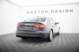 Heck Ansatz Diffusor passend für Audi A4 B8 Facelift...