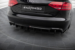 Heck Ansatz Diffusor passend für Audi A4 B8...
