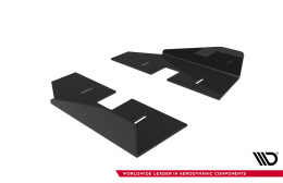 Seitenschweller Flaps für Audi A5 Sportback F5 Facelift schwarz Hochglanz