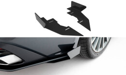 Hintere Seiten Flaps für Audi A5 F5 Facelift schwarz...