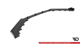 Street Pro Spoilerlippe Front Ansatz + Flaps passend für Hyundai Veloster N Mk2 rot+ Hochglanz Flaps