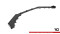 Street Pro Cup Spoilerlippe Front Ansatz passend für Hyundai Veloster N Mk2 ROT+ HOCHGLANZ FLAPS