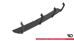 Street Pro Heckschürze Heck Ansatz Diffusor passend für Hyundai Veloster N Mk2 SCHWARZ-ROT