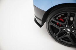Street Pro Heck Ansatz Flaps Diffusor passend für Hyundai Veloster N Mk2 ROT