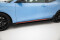 Street Pro Seitenschweller Ansatz Cup Leisten passend für Hyundai Veloster N Mk2 SCHWARZ+ HOCHGLANZ FLAPS