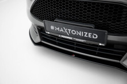 Street Pro Cup Spoilerlippe Front Ansatz passend für Ford Focus ST Mk3 Facelift SCHWARZ