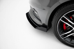 Street Pro Cup Spoilerlippe Front Ansatz passend für Ford Focus ST Mk3 Facelift SCHWARZ+ HOCHGLANZ FLAPS