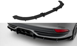 Street Pro Heckschürze Heck Ansatz Diffusor passend für Ford Focus ST Mk3 Facelift SCHWARZ