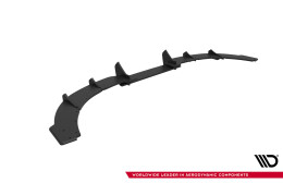 Street Pro Heckschürze Heck Ansatz Diffusor passend für Ford Focus ST Mk3 Facelift SCHWARZ