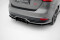 Street Pro Heckschürze Heck Ansatz Diffusor passend für Ford Focus ST Mk3 Facelift SCHWARZ