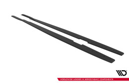 Street Pro Seitenschweller Ansatz Cup Leisten passend für Ford Focus ST Mk3 Facelift SCHWARZ