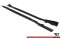 Street Pro Seitenschweller Ansatz Cup Leisten passend für Ford Focus ST Mk3 Facelift SCHWARZ+ HOCHGLANZ FLAPS