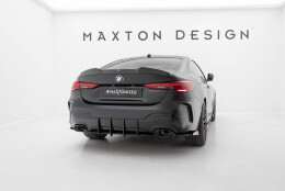 Street Pro Heckschürze Heck Ansatz Diffusor passend für BMW 4er M-Paket / M440i G22 / G23 + FL SCHWARZ
